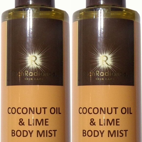 Rich Radiance COCONUT OIL & LIME Body Mist For Melanin Rich Skin,6oz (Set of 2) - Picture 1 of 1